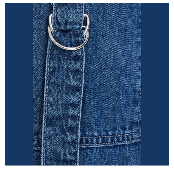 Garage denim cargo pants with straps - Picture 5 of 9